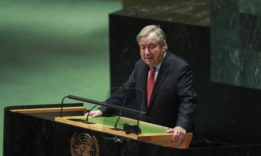Tổng Thư ký Liên Hợp Quốc Antonio Guterres. Ảnh: Tân Hoa Xã
