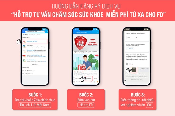 Dai-ichi Life VN triển khai Chương trình tư vấn sức khỏe miễn phí từ xa Dai-ichi Life VN triển khai Chương trình tư vấn sức khỏe miễn phí từ xa