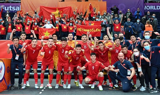 Tuyển futsal Việt Nam đã có hành trình đáng nhớ tại FIFA futsal World Cup 2021. Ảnh: VFF.