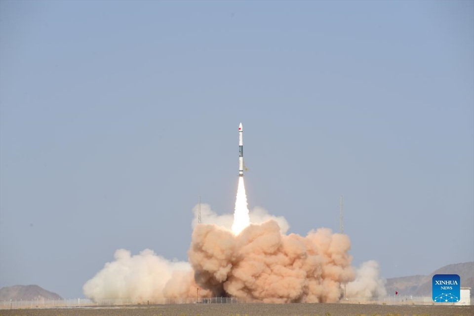 Trung Quốc phóng thành công vệ tinh viễn thám mới vào quỹ đạo định sẵn hôm 27.9. Ảnh: Tân Hoa Xã