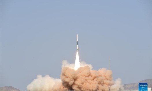 Trung Quốc phóng thành công vệ tinh viễn thám mới vào quỹ đạo định sẵn hôm 27.9. Ảnh: Tân Hoa Xã