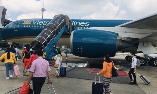 Cục Hàng không Việt Nam yêu cầu các hãng bay dừng bán vé nội địa. Ảnh minh hoạ GT