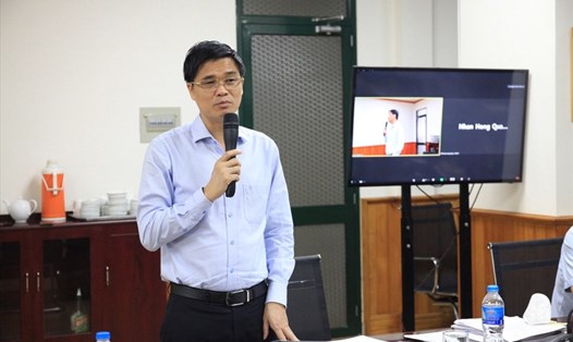 Ông Ngọ Duy Hiểu - Phó Chủ tịch Tổng Liên đoàn Lao động Việt Nam - tại buổi phát động. Ảnh: Viện KHATVSLĐ