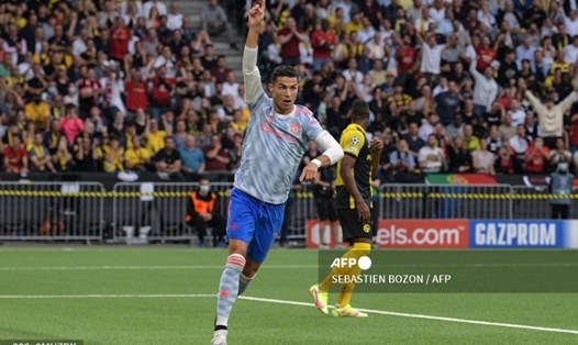 Ronaldo là niềm hy vọng hàng đầu của Man United. Ảnh: AFP