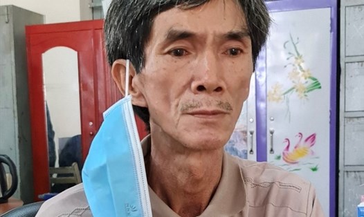 Trịnh Đường Hoàng khi bị Công an tỉnh Quảng Ninh bắt giữ sau 37 năm bị truy nã. Ảnh: CAQN