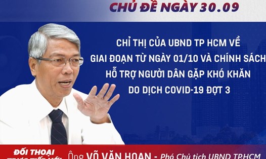 Phó Chủ tịch UBND TPHCM Võ Văn Hoan sẽ livestream đối thoại với người dân vào 20h tối nay.  Ảnh: TTBC