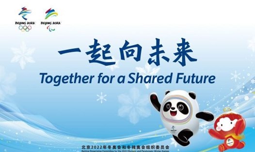 Các nhà tổ chức tiết lộ rằng phương châm chính thức của Olympic Mùa đông sẽ là "Cùng nhau vì một tương lai chung". Ảnh: Tân Hoa Xã