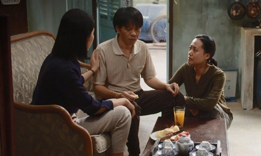 Hồng Ánh, Thái Hoà trong "Cây táo nở hoa". Ảnh: Vie