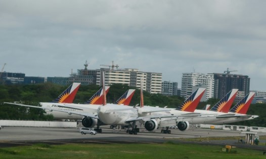 Hãng hàng không Philippine Airlines đã nộp đơn xin phá sản tại Mỹ. Ảnh: AFP
