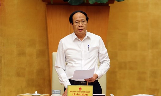 Phó Thủ tướng Lê Văn Thành là Trưởng Ban Chỉ đạo Nhà nước các dự án trọng điểm về dầu khí. Ảnh Đức Tuân