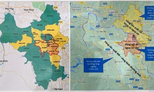 Việc phân thành các vùng 1, vùng 2, vùng 3 được Hà Nội thực hiện để phòng chống dịch COVID-19 trên địa bàn thành phố.