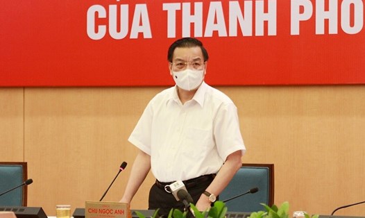 Chủ tịch UBND TP Hà Nội Chu Ngọc Anh. Ảnh: Lê Hải