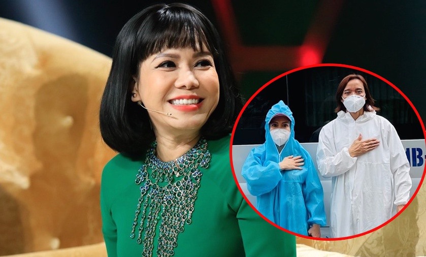 Việt Hương khẳng định cô không kêu gọi từ thiện. Ảnh: NSCC.