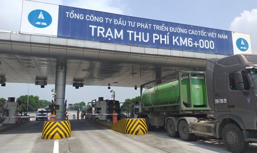 Trạm thu phí Km6 cao tốc Nội Bài - Lào Cai. Ảnh ĐT