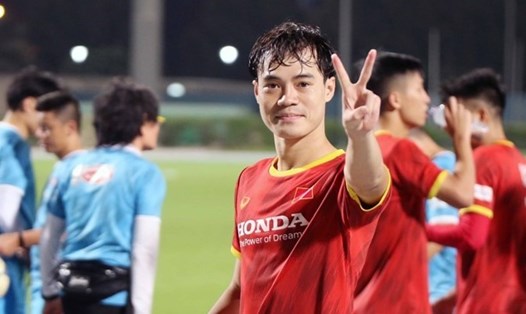 Nguyễn Văn Toàn là một trong những cầu thủ quan trọng của tuyển Việt Nam, luôn thi đấu khát khao, tràn đầy nhiệt huyết mỗi khi vào sân. Ảnh: VFF