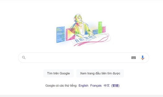 Google Doodle kỷ niệm sinh nhật thứ 32 của  Tim Bergling, nghệ danh Avicii. Ảnh chụp màn hình