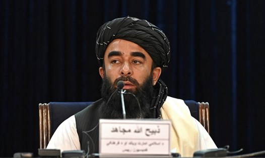 Phát ngôn viên Taliban Zabihullah Mujahid. Ảnh: AFP