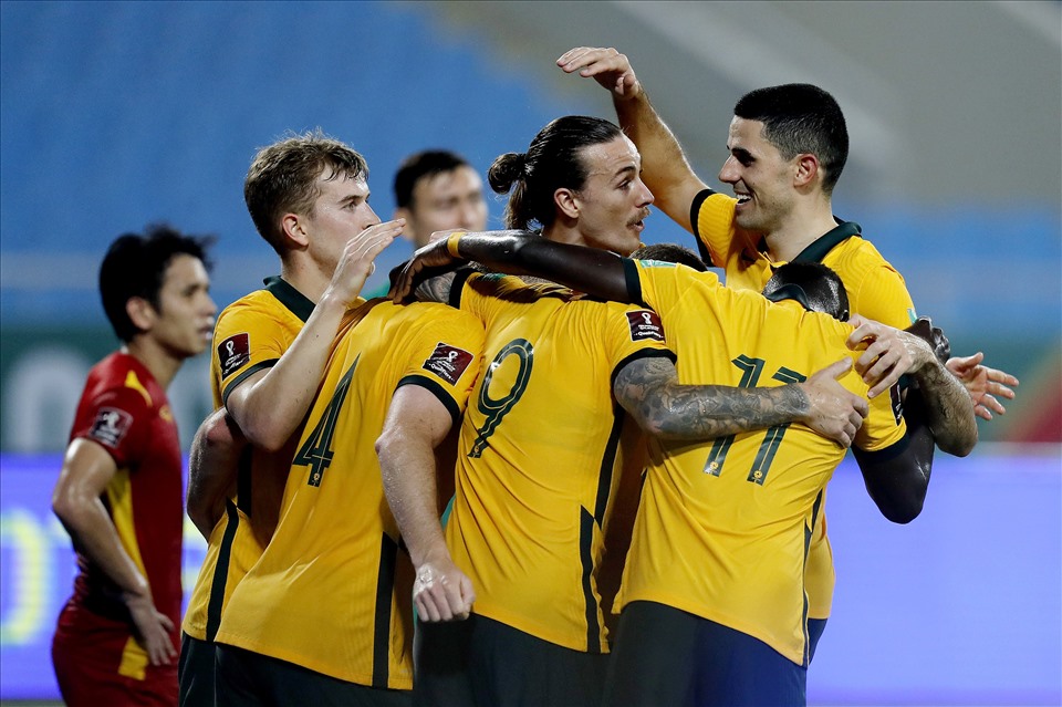Tuyển Australia tạo nên kỷ lục đáng nhớ sau trận thắng tuyển Việt Nam 1-0 tại sân Mỹ Đình. Ảnh: AFC