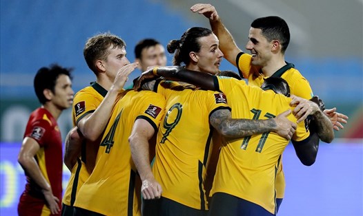 Tuyển Australia tạo nên kỷ lục đáng nhớ sau trận thắng tuyển Việt Nam 1-0 tại sân Mỹ Đình. Ảnh: AFC