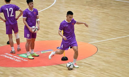 Đội tuyển Futsal Việt Nam tại Lithuania. Ảnh: VFF
