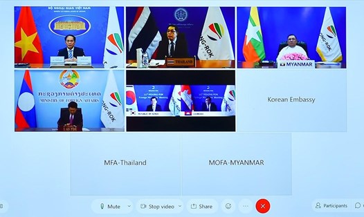 Hội nghị Bộ trưởng Hợp tác Mekong - Hàn Quốc lần thứ 11. Ảnh: BNG
