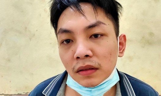 Lê Quang Tiến - đối tượng trốn truy nã vừa bị bắt giữ. Ảnh: L.N