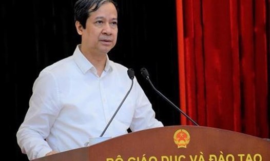 Bộ trưởng Bộ Giáo dục và Đào tạo Nguyễn Kim Sơn. Ảnh: Moet.