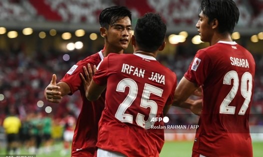 Cầu thủ tuyển Indonesia tin tưởng đội nhà có thể lội ngược dòng trước Thái Lan tại AFF Cup 2020. Ảnh: AFP