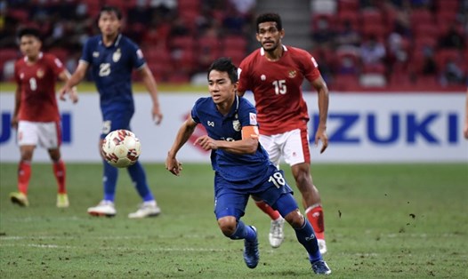 Chanathip Songkrasin hy vọng sẽ cùng tuyển Thái Lan tiến xa sau AFF Cup 2020. Ảnh: Siam Sport