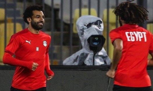 Mohamed Salah và đội tuyển Ai Cập sẽ có trận đấu đầu tiên tại AFCON. Ảnh: AFP