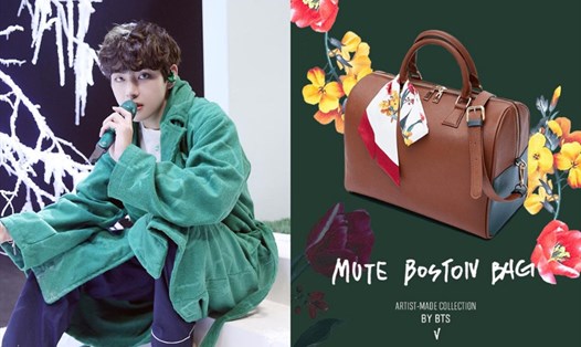 Sản phẩm "Mute Boston Bag" do V (BTS) tự thiết kế đã "cháy hàng" ở Nhật Bản. Ảnh: Instagram