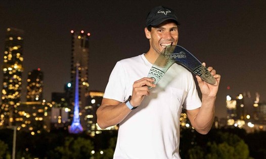 Chức vô địch Melbourne Summer Set tạo động lực cho Rafael Nadal bước vào Australian Open. Ảnh: MSS