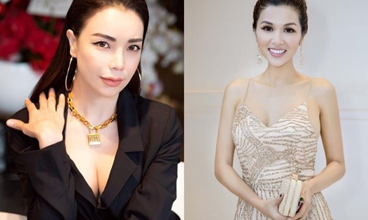 Trà Ngọc Hằng (trái) lên tiếng khi bị Hoa hậu Oanh Yến tố quỵt nợ. Ảnh: NSCC.