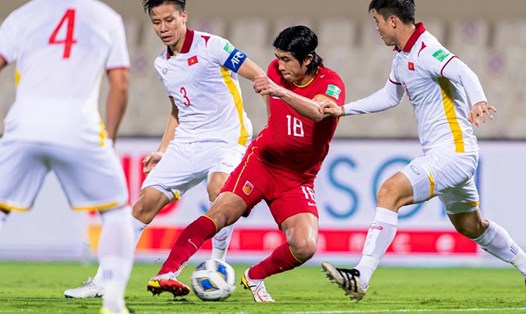 Đội tuyển Việt Nam sẽ đối đầu tuyển Trung Quốc vào ngày 1.2.2022. Ảnh: AFC