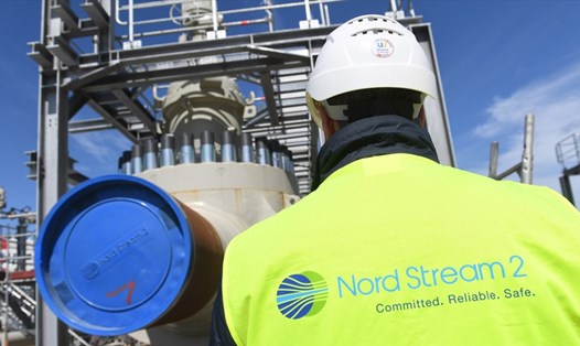 Đường ống dẫn khí Nord Stream 2 chạy từ Nga sang Đức. Ảnh: Nord Stream 2