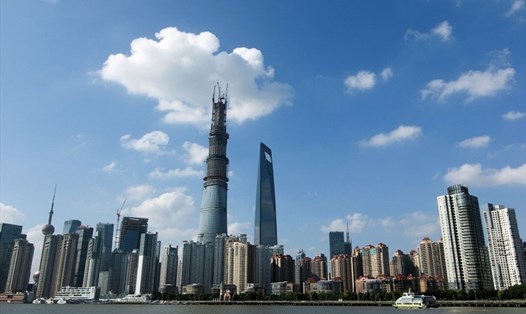 Trung tâm Tài chính Thế giới Thượng Hải ở Thượng Hải (Trung Quốc). Ảnh: AFP