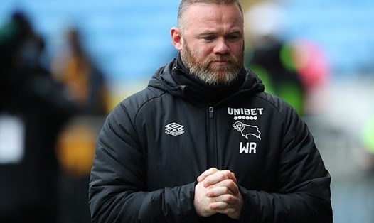 Rooney đang vật lộn vì tình hình tài chính bi đát của Derby County. Ảnh: AFP