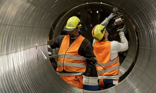Đường ống dẫn khí Nord Stream 2 vẫn chưa được Đức phê duyệt. Ảnh: AFP/Getty