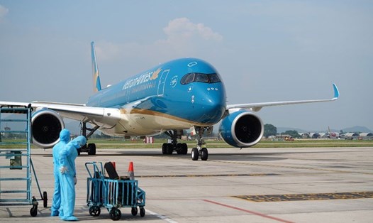 Hàng không Việt tăng tần suất nhiều đường bay quốc tế. Ảnh NIA