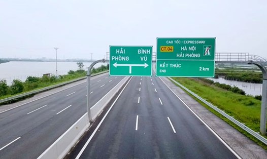 Từ ngày 5.5.2022 cao tốc Hà Nội - Hải Phòng chỉ thu phí không dừng. Ảnh: GT