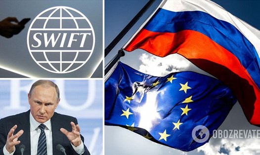 Loại Nga khỏi hệ thống thanh toán quốc tế SWIFT có thể dẫn đến hậu quả nghiêm trọng, theo chính trị gia Đức. Ảnh: Obozrevatel