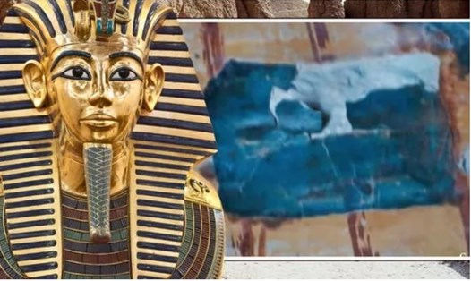 Lăng mộ pharaoh Ai Cập ​Tutankhamun đã được niêm phong khi lớp sơn chưa kịp khô. Ảnh chụp màn hình