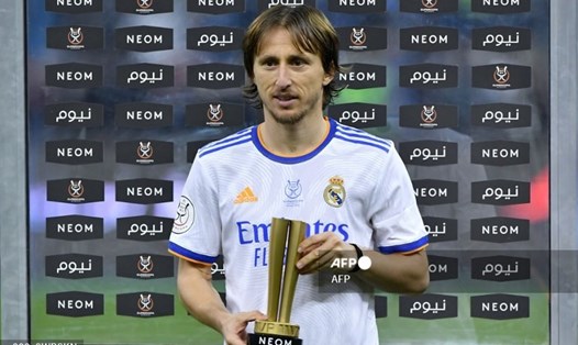 Luka Modric vẫn xuất sắc trong màu áo Real Madrid. Ảnh: AFP