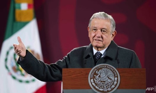 Tổng thống Mexico Andres Manuel Lopez Obrador nhiễm biến thể Omicron hiện đã bình phục. Đây là lần thứ 2 ông mắc COVID-19. Ảnh: AFP