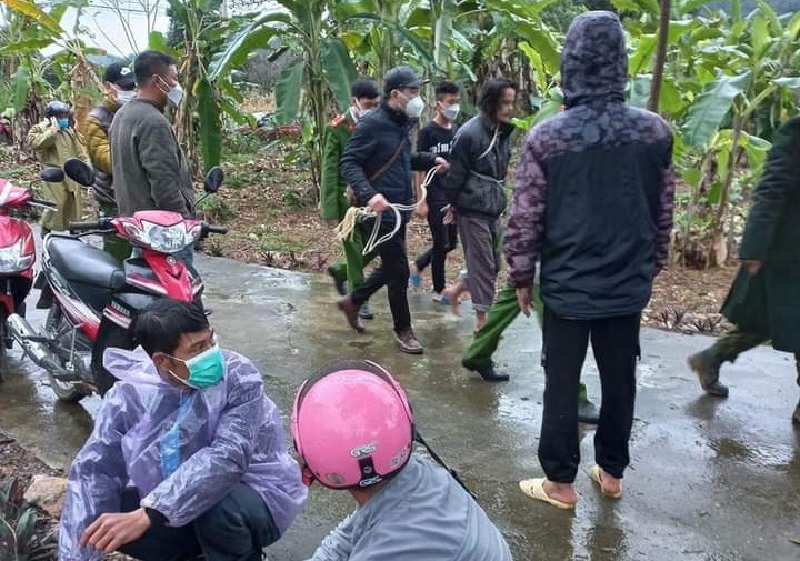 Công an đang điều tra, làm rõ vụ án mạng nghiêm trọng xảy ra trên địa bàn huyện Bảo Thắng. Ảnh: NDCC.