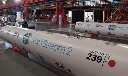 Đường ống dẫn khí Nord Stream 2 chạy từ Nga sang Đức. Ảnh: Sputnik