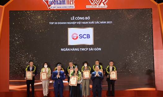 SCB cũng có mặt trong Top 10 tại Bảng xếp hạng Top 500 Doanh nghiệp tư nhân lớn nhất Việt Nam năm 2021. Ảnh: SCB