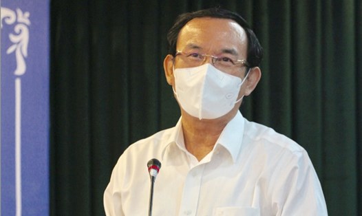 Bí thư Thành uỷ TPHCM Nguyễn Văn Nên chia sẻ thông tin về đấu giá đất thủ Thiêm vào sáng 19.1. Ảnh: Thành Nhân
