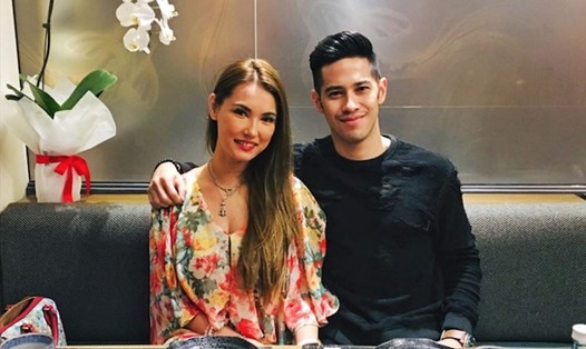 Maria Ozawa và bạn trai người Philippines Jose Sarasola. Ảnh: Instagram