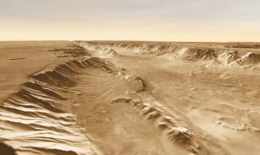 Bề mặt sao Hỏa. Ảnh: NASA